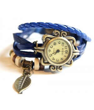 Vintage Armband Uhr Blau