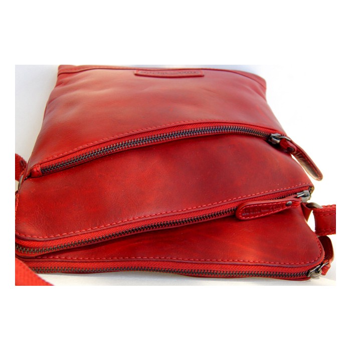 Rote praktische Handtasche